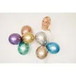 dekoracja na wesele slub urodziny balony glossy metaliczne srebrne 12 x50
