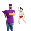 dekoracja na wieczor panienski kawalerski urodziny balon foliowy facet 69