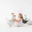 dekoracja na wielkanoc balon foliowy stojacy kurka partydeco 24 shp