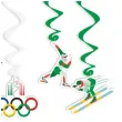 dekoracja na zimowe igrzyska olimpijskie swiderki wiszace wlochy 2026 6 szt