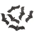 dekoracja nietoperze czarna carnival toys 13 cm 6 szt