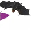 dekoracja nietoperze czarno fioletowa amscan 4 szt