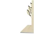dekoracja numer na stol 2 drewno 24 cm