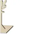 dekoracja numer na stol 2 drewno 24 cm