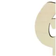 dekoracja numer na stol 6 drewno 24 cm