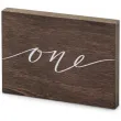 dekoracja numer na stol one partydeco 2x18x12 5 cm