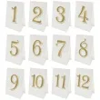 dekoracja numery na stol zloty godan 15 cm 12 szt