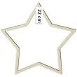 dekoracja obrecz gwiazda lapacz snow drewno 22 cm