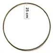 dekoracja obrecz kolo zlota matowa dekorlamp 25 cm