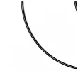 dekoracja obrecz ksiezyc czarna dekorlamp 21 cm