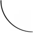 dekoracja obrecz lapacz snow czarna dekorlamp 70cm
