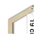dekoracja obrecz szesciokat lapacz snow drewno 19 cm