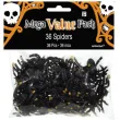 dekoracja pajaki czarny amscan 5x4 cm 36 szt