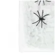 dekoracja pajeczyna halloweenowa biala partypal 200 g