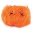 dekoracja pajeczyna nylon pomaranczowa 60 g