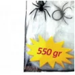dekoracja pajeczyna nylon xxl biala guirca 550 g