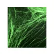 dekoracja pajeczyna nylon zielona 60 g