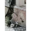 dekoracja pajeczyna slady krwi bialy partydeco 980 x 72 cm