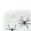 dekoracja pajeczyna z pajakami biala folat 500 g