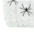 dekoracja pajeczyna z pajakami biala folat 500 g
