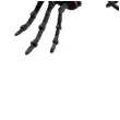 dekoracja para pajakow czarna carnival toys 2 szt