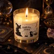 dekoracja prezent na andrzejki swieca zapachowa rytualna gotycka ornament halloween swieczka