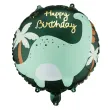 dekoracja prezent na urodziny balon foliowy dinozaur brontozaur happy birthday 18 rnd