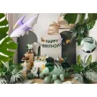 dekoracja prezent na urodziny balon foliowy dinozaur brontozaur happy birthday 18 rnd