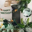dekoracja prezent na urodziny balon foliowy dinozaur brontozaur happy birthday 18 rnd