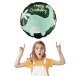 dekoracja prezent na urodziny balon foliowy dinozaur brontozaur happy birthday 18 rnd