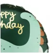 dekoracja prezent na urodziny balon foliowy dinozaur brontozaur happy birthday 18 rnd