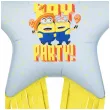 dekoracja prezent na urodziny balon foliowy gwiazda z fredzlami minionki na hel 18