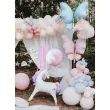dekoracja prezent na urodziny balon foliowy jednorozec happy birthday rozowy 18 rnd