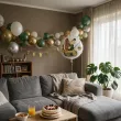 dekoracja prezent na urodziny dla wedkarza balon foliowy zlota rybka imie rybak bialy 18