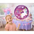 dekoracja prezent na urodziny dziewczynki balon foliowy jednorozec happy birthday unicorn 18