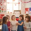 dekoracja prezent na walentynki mini balon foliowy serce na patyczku czerwony rocznica 3 hrt