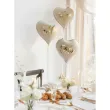 dekoracja prezent na walentynki slub rocznice wesele balon foliowy serce love kremowy 18