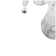 dekoracja renifer z dzwoneczkami drewno ecru arpex 24 cm
