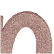 dekoracja stojaca brokatowa liczba 40 rozowe zloto santex 10 cm