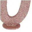 dekoracja stojaca brokatowa liczba 40 rozowe zloto santex 10 cm