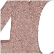 dekoracja stojaca brokatowa liczba 40 rozowe zloto santex 10 cm