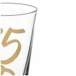 dekoracja stolu na rocznice slubu oszukany kieliszek do wodki liczba 15 krysztalowe gody 25 ml