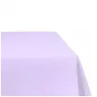 dekoracja stolu na urodziny obrus syntetyczny monokolor lawendowy 137x183 cm
