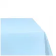 dekoracja stolu na urodziny obrus syntetyczny monokolor niebieski 137x183 cm
