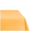 dekoracja stolu na urodziny obrus syntetyczny monokolor pomaranczowy 137x183 cm
