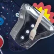 dekoracja stolu na urodziny talerzyki papierowe kosmos rakieta jednorazowe naczynia 6 szt