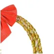 dekoracja swiateczny wieniec zloty arpex 16 cm