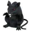 dekoracja szczur opetany drapiezca czarny amscan 23 cm