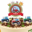 dekoracja tortu na 2 3 4 5 6 7 8 9 10 11 12 13 urodziny topper na tort traktor