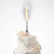 dekoracja tortu na wesele slub fontanna tortowa raca maz gold wedding 18 cm